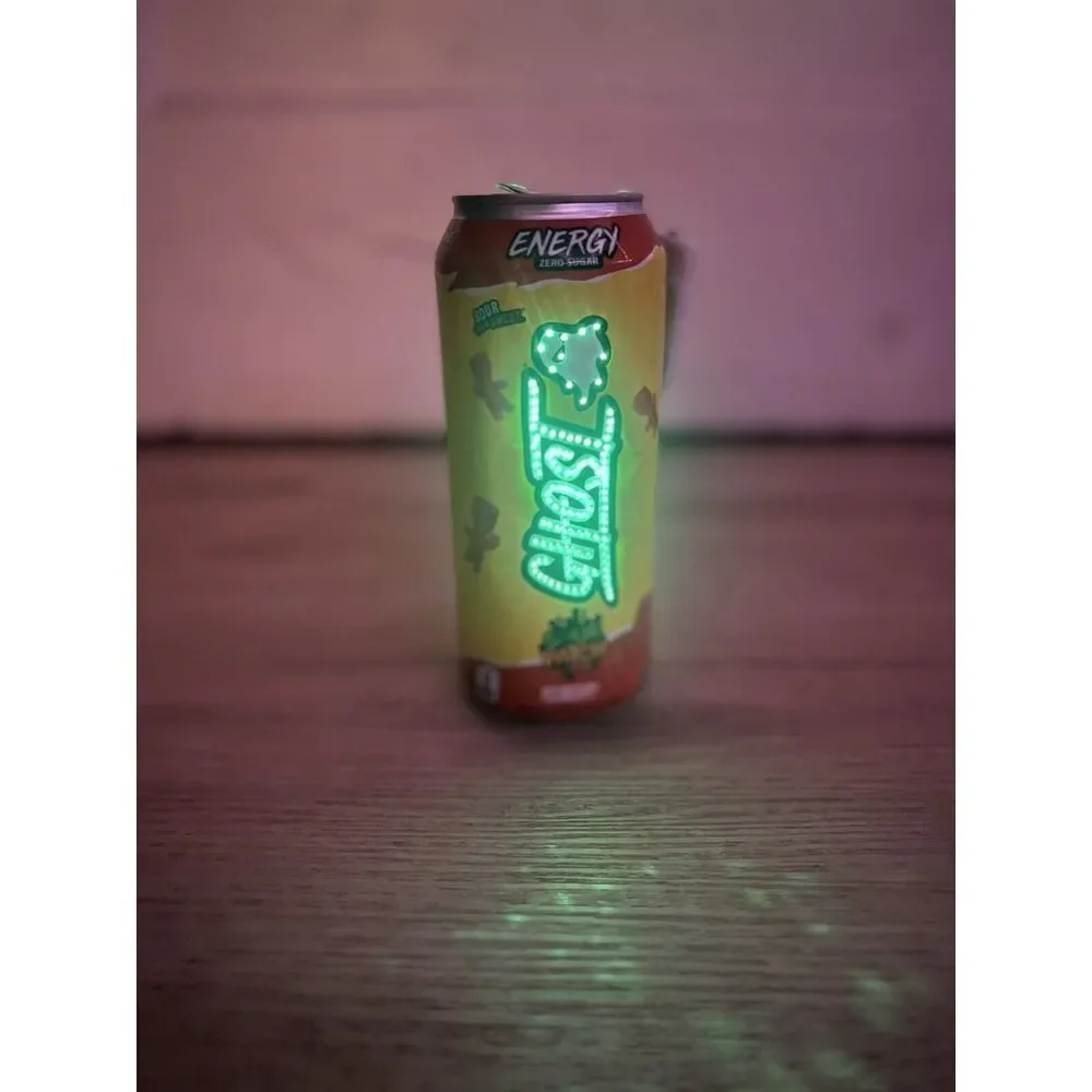Ghost‎ Energy Drink Sour Patch Kids Redberry Collectible Lamp Can Desk Ornament